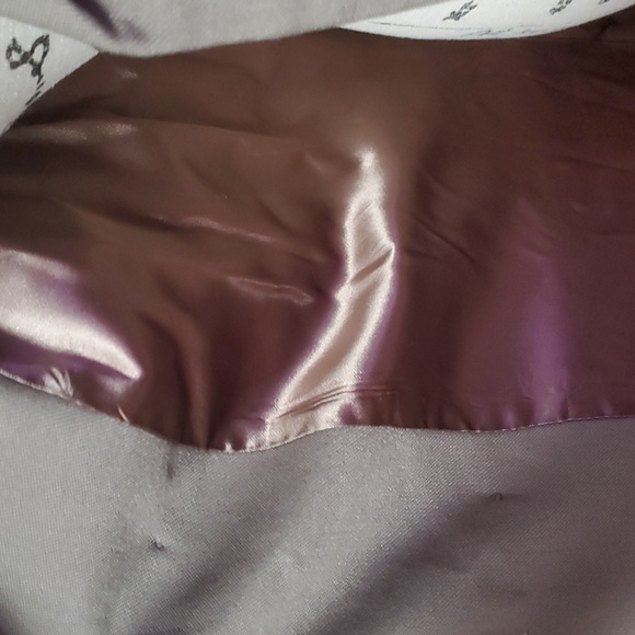 Vintage,  Sears green wool coat with real fur collar. - Picture 11 of 13